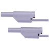 Schutzinger Test Lead 32A 1kV Purple 2m 4 mm Connector Male RS VSFK 8700 / 2.5 / 200 / PVI