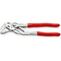 Knipex 1-Piece Plier Wrench, 180mm Overall Length, 35mm Jaw, Chrome Vanadium Steel, Plastic Handle 86 03 180