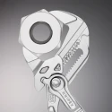Knipex 1-Piece Plier Wrench, 180mm Overall Length, 35mm Jaw, Chrome Vanadium Steel, Plastic Handle 86 03 180