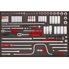 Teng Tools 86-Piece 1/4 in, 3/8 in Regular Socket Set Hex Drive Taiwanese Origin TTESK86