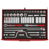 Teng Tools 63-Piece 1/2 in Hexagon Socket Set TTESK63