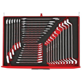 Teng Tools 37 Piece Ratchet Spanner Set 8 To 32 mm Chrome Vanadium Steel TTESP37