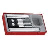 Teng Tools 9-Piece Parallel Pin Punch Set with Cold Chisels and Centre Punch, Carbon Steel, 10mm-25mm Shank, 200mm TTPC09