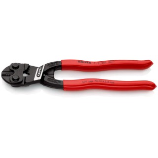 Knipex Compact Bolt Cutter 200 mm Plastic Coated Chrome Vanadium Steel 6 mm Cutting Capacity 71 01 200