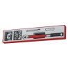 Teng Tools Click Torque Wrench Set, Adjustable Click Type, 20 To 110 Nm Torque Range, 3/8 in Square Drive, 570mm TTX3892