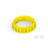 TE Connectivity Automotive Connector Seal Panel Mount Flange Screw Yellow Silicone Housing 2350943-1