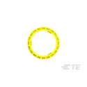 TE Connectivity Automotive Connector Seal Panel Mount Flange Screw Yellow Silicone Housing 2350943-1