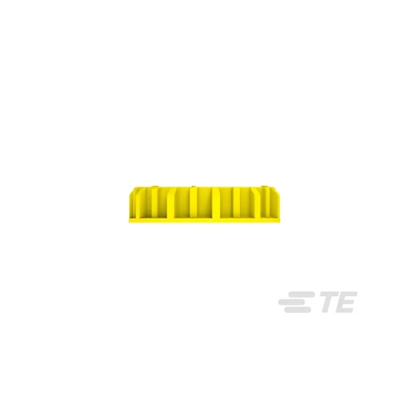 TE Connectivity Automotive Connector Seal Panel Mount Flange Screw Yellow Silicone Housing 2350943-1