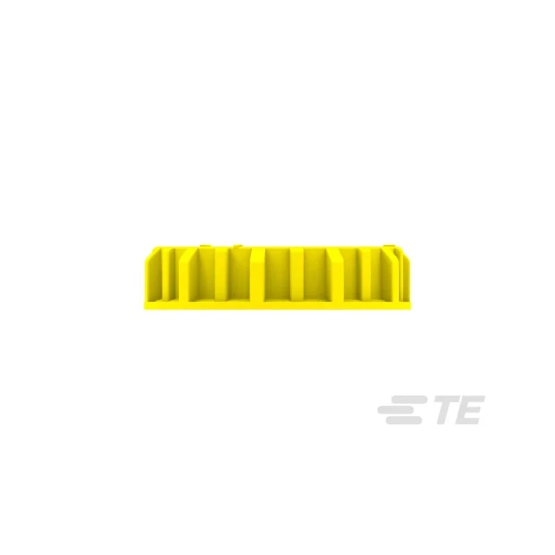 TE Connectivity Automotive Connector Seal Panel Mount Flange Screw Yellow Silicone Housing 2350943-1