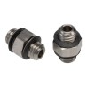 SMC Stainless Steel Pneumatic Fitting Male Threaded M5 Metric 90° Nickel Finish M-5N