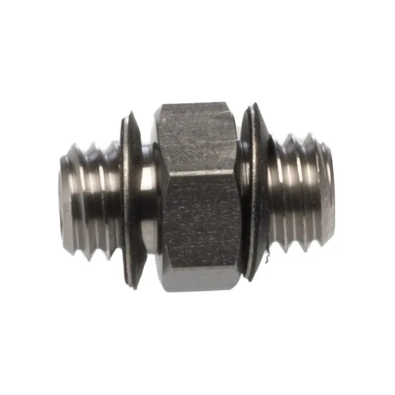 SMC Stainless Steel Pneumatic Fitting Male Threaded M5 Metric 90° Nickel Finish M-5N
