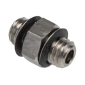 SMC Stainless Steel Pneumatic Fitting Male Threaded M5 Metric 90° Nickel Finish M-5N