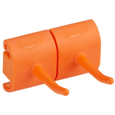 Vikan Hygienic Orange Polypropylene Mop Holder for 1-2 Cleaning Tools 10147