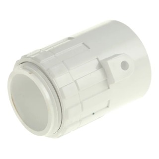 Schneider Electric Conduit Fitting, Polyvinyl Chloride (Unplasticised), White, Nominal Size 25 mm PMA25W