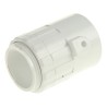 Schneider Electric Conduit Fitting, Polyvinyl Chloride (Unplasticised), White, Nominal Size 25 mm PMA25W