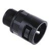 Adaptaflex Black Conduit Fitting 28 mm Nominal Size M25 Polyamide 66 Black IP66 Rated 7TCA296000R0797 AL28/M25/A/BL