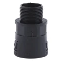 Adaptaflex Black Conduit Fitting 28 mm Nominal Size M25 Polyamide 66 Black IP66 Rated 7TCA296000R0797 AL28/M25/A/BL