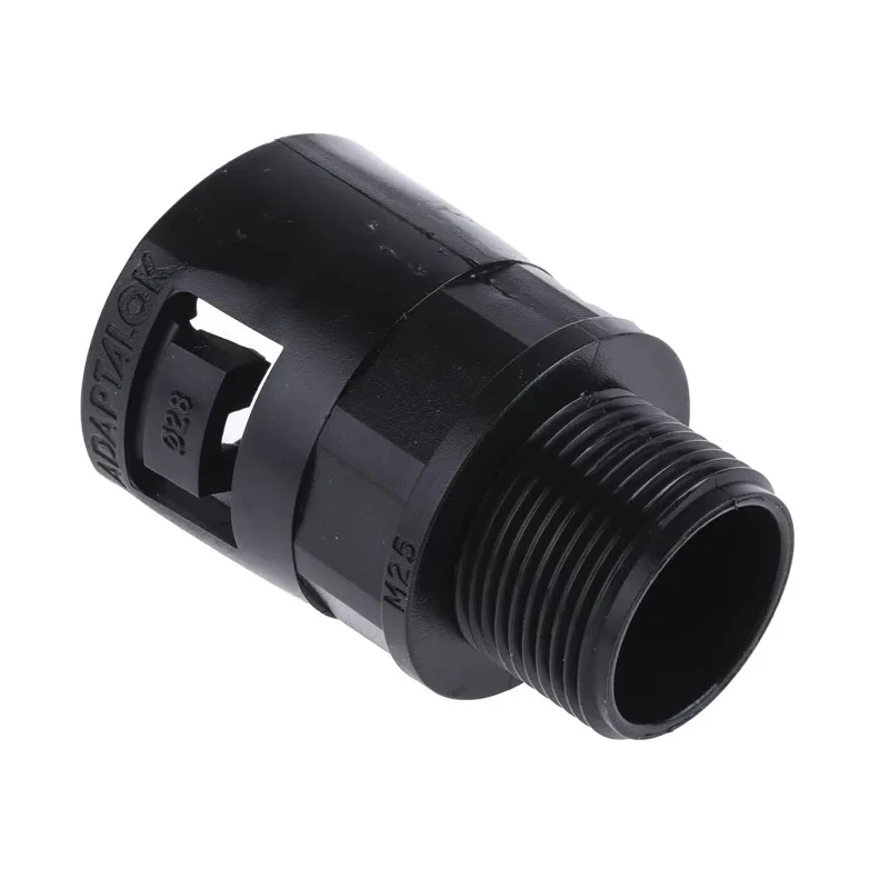 Adaptaflex Black Conduit Fitting 28 mm Nominal Size M25 Polyamide 66 Black IP66 Rated 7TCA296000R0797 AL28/M25/A/BL