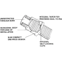 Adaptaflex Black Polyamide 66 Conduit Fitting, 21 mm Nominal Size, M20 Thread, IP66 Rated 7TCA296000R0596 AL21/M20/C90/BL