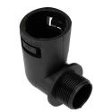 Adaptaflex Nickel Plated Polyamide 66 Conduit Fitting 28 mm Nominal Size M25 Thread Size 7TCA296000R0807 AL28/M25/C90/BL
