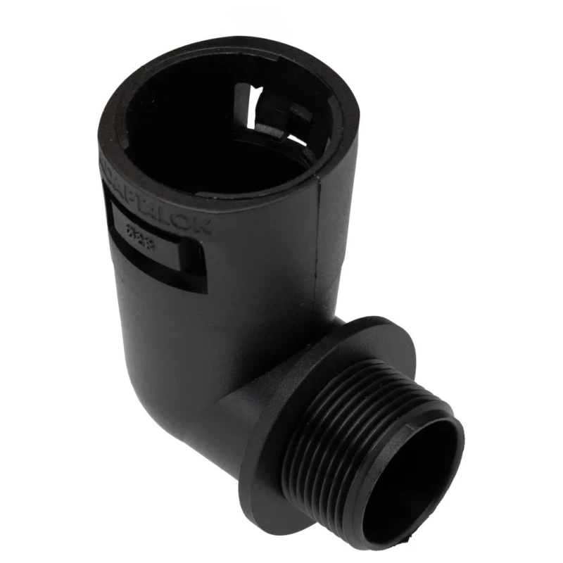 Adaptaflex Nickel Plated Polyamide 66 Conduit Fitting 28 mm Nominal Size M25 Thread Size 7TCA296000R0807 AL28/M25/C90/BL