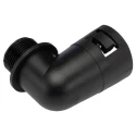 Adaptaflex Nickel Plated Polyamide 66 Conduit Fitting 28 mm Nominal Size M25 Thread Size 7TCA296000R0807 AL28/M25/C90/BL