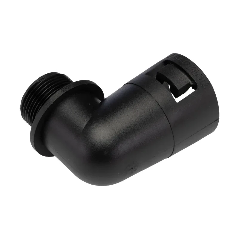 Adaptaflex Nickel Plated Polyamide 66 Conduit Fitting 28 mm Nominal Size M25 Thread Size 7TCA296000R0807 AL28/M25/C90/BL