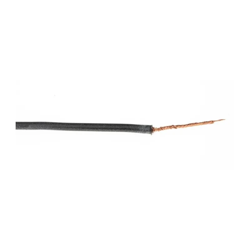Hew Heinz Eilentropp SIFF Series Black Hook Up Wire 23 AWG 130x0.05mm Strands 20m Silicone 8955-01-020
