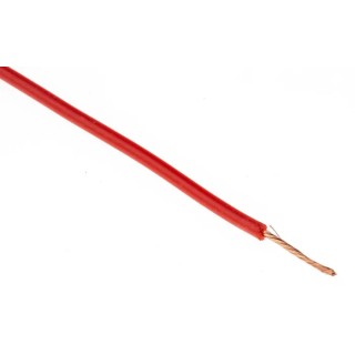 Hew Heinz Eilentropp SIFF Series Red Hook Up Wire, 20 AWG, 270/0.05 mm Core Strands, 20 m Length, Silicone Jacket 222-4321