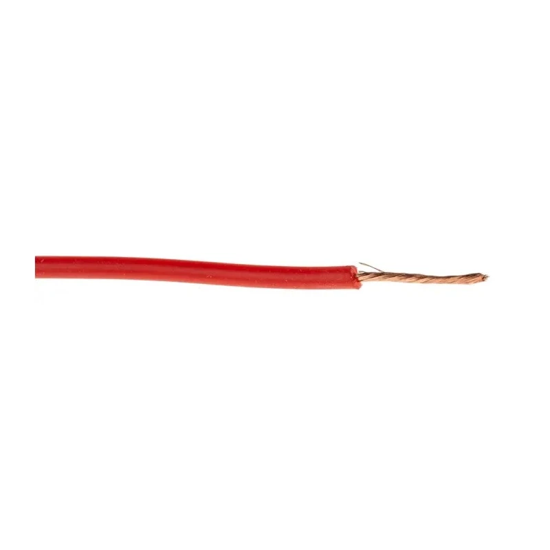 Hew Heinz Eilentropp SIFF Series Red Hook Up Wire, 20 AWG, 270/0.05 mm Core Strands, 20 m Length, Silicone Jacket 222-4321