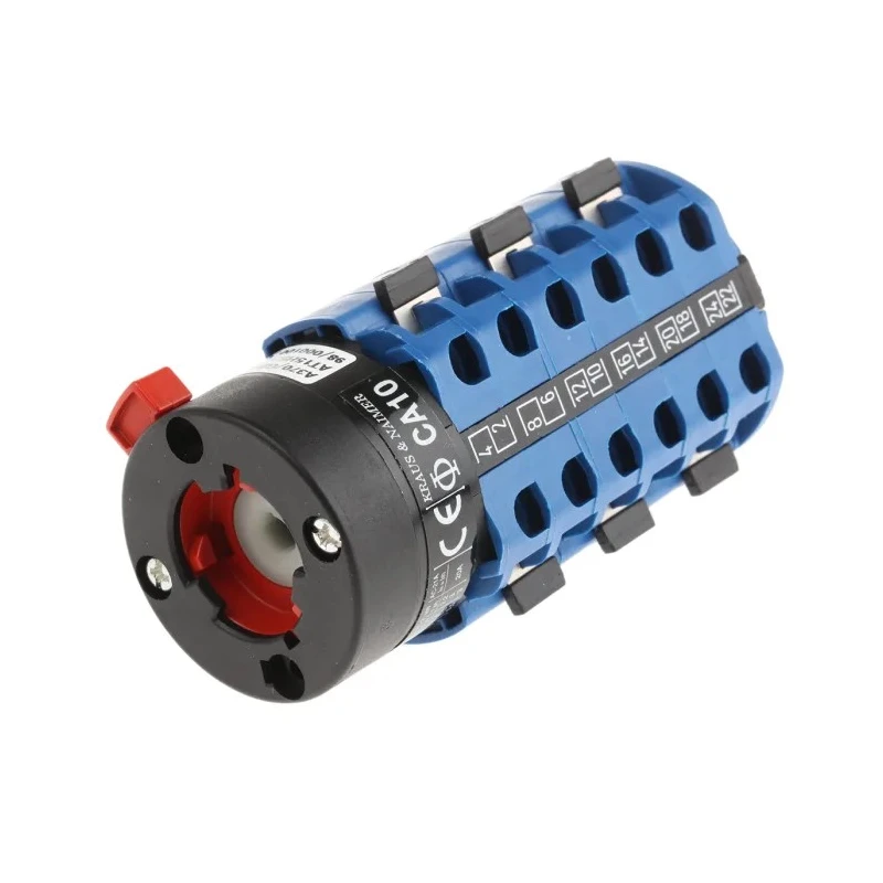 Kraus & Naimer Cam Switch 2 Position 60 ° 20 A Screw Terminal 6 Poles CA10.A370/GBA001.*FT