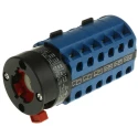 Kraus & Naimer Cam Switch 3 Position, 4 Poles, 60° Angle of Throw, 20A Contact Current, IP65/IP42 Rated CA10.A476/GBA001.*FT