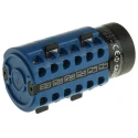 Kraus & Naimer Cam Switch 3 Position, 4 Poles, 60° Angle of Throw, 20A Contact Current, IP65/IP42 Rated CA10.A476/GBA001.*FT