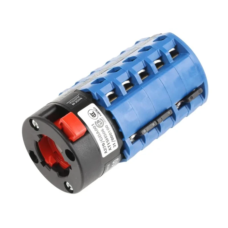 Kraus & Naimer Cam Switch 3 Position 3 Poles 60° Angle of Throw 20A Contact Current CA10.A270/GBA001.*FT