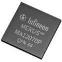 Infineon Digital Audio Amplifier IC, Class D, 160W Output Power, 64-Pin QFN MA12070PXUMA1
