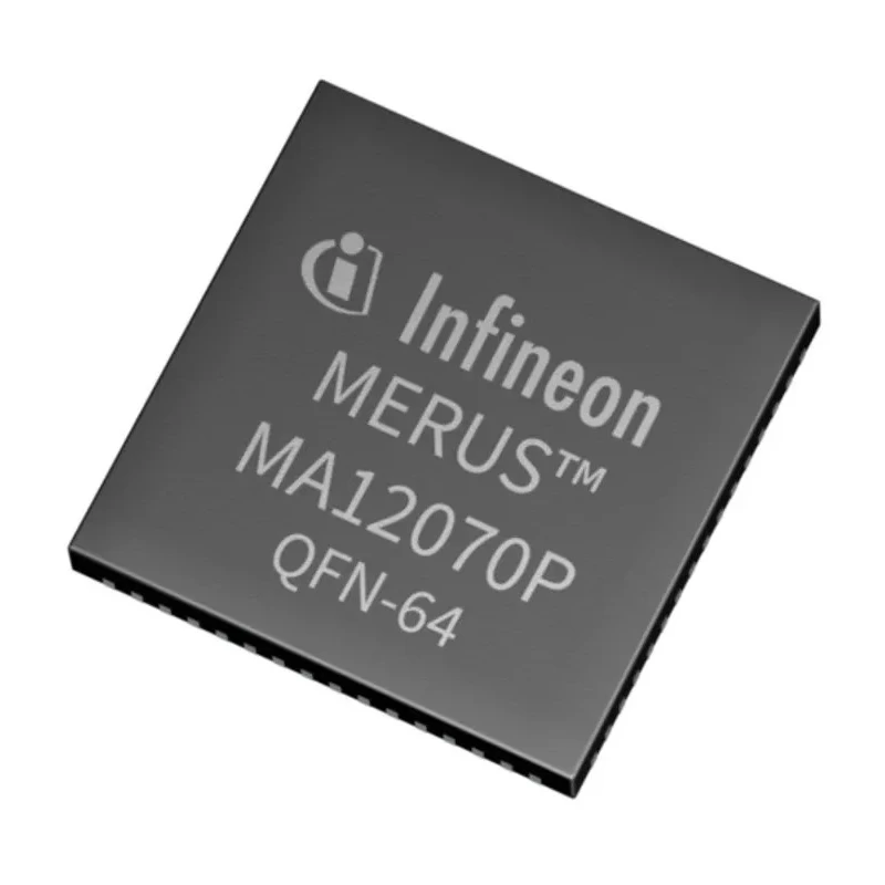 Infineon Digital Audio Amplifier IC, Class D, 160W Output Power, 64-Pin QFN MA12070PXUMA1