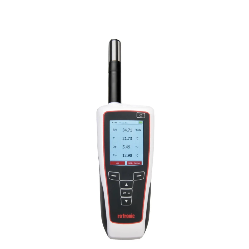 Rotronic Instruments Digital Hygrometer with Model, 60 °C Max Operating Temperature, ±2 %RH Accuracy, 100 %RH Max HP31
