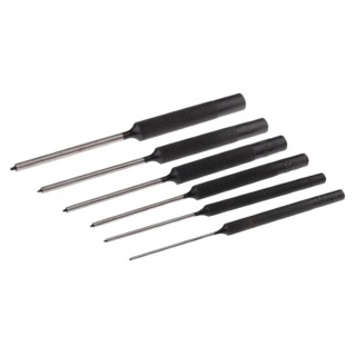 RS PRO 6-Piece Spring Pin Punch Set, Tool Steel, 5mm Shank 600-896