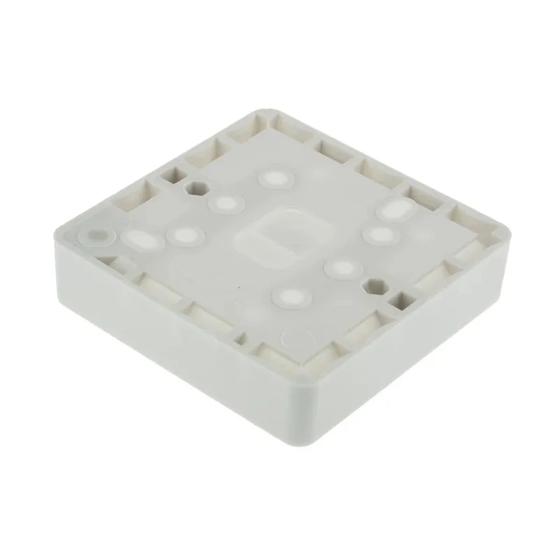 MK Electric Logic Plus White Gloss High Grade Thermoset Back Box, BS, IP20, Flush Surface Mount, 1 Gang 87mm x K2160 WHI