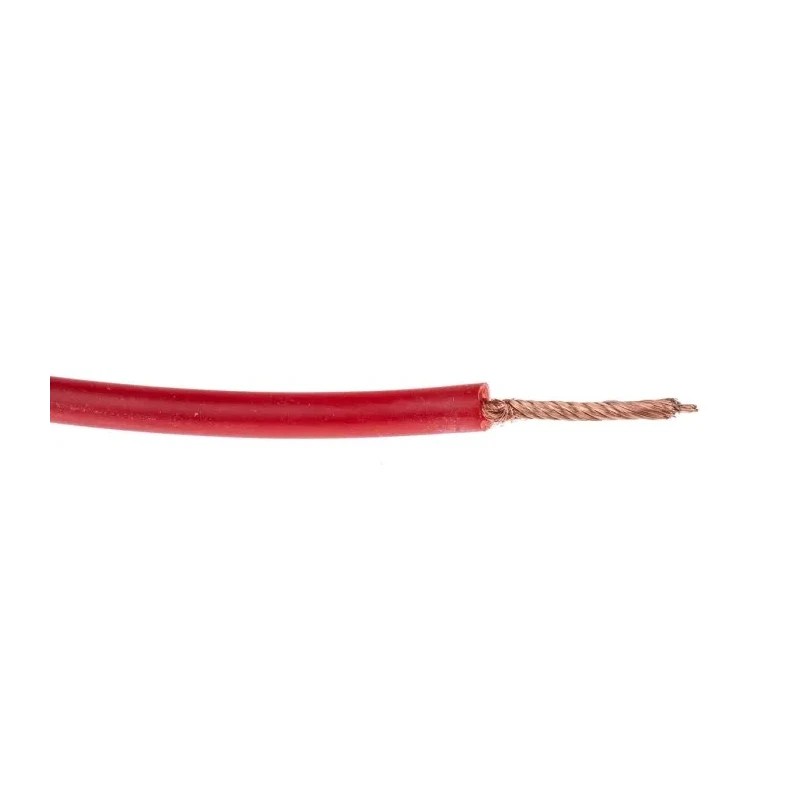 Hew Heinz Eilentropp SIFF Series Red Silicone Rubber Hook Up Wire 15 AWG 392 x 0.07 mm Core Strands 20 m 1.5 kV 222-7213