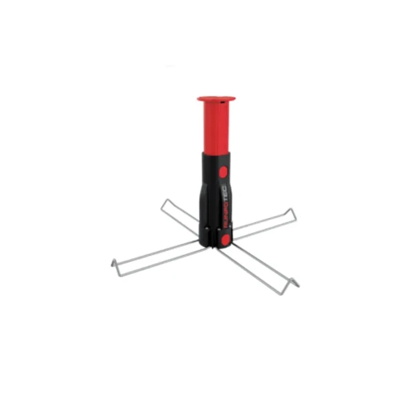Runpotec Cable Drum Roller with Stainless Steel Mandrel, 294mm Height, 430mm Diameter, Model RUN20696
