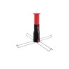 Runpotec Cable Drum Roller with Stainless Steel Mandrel, 294mm Height, 430mm Diameter, Model RUN20696