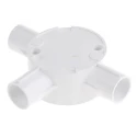 Schneider Electric Conduit Fitting Polyvinyl Chloride Unplasticised White 20 mm Nominal Size 20CJB5W
