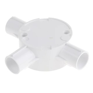 Schneider Electric Conduit Fitting Polyvinyl Chloride Unplasticised White 20 mm Nominal Size 20CJB5W