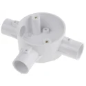 Schneider Electric Conduit Fitting Polyvinyl Chloride Unplasticised White 20 mm Nominal Size 20CJB5W