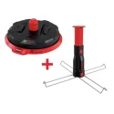 Runpotec Professional Cable Drum Roller Universal Cable Winder/Unwinder with Telescopic Mandrel 300mm Diameter RUN10174