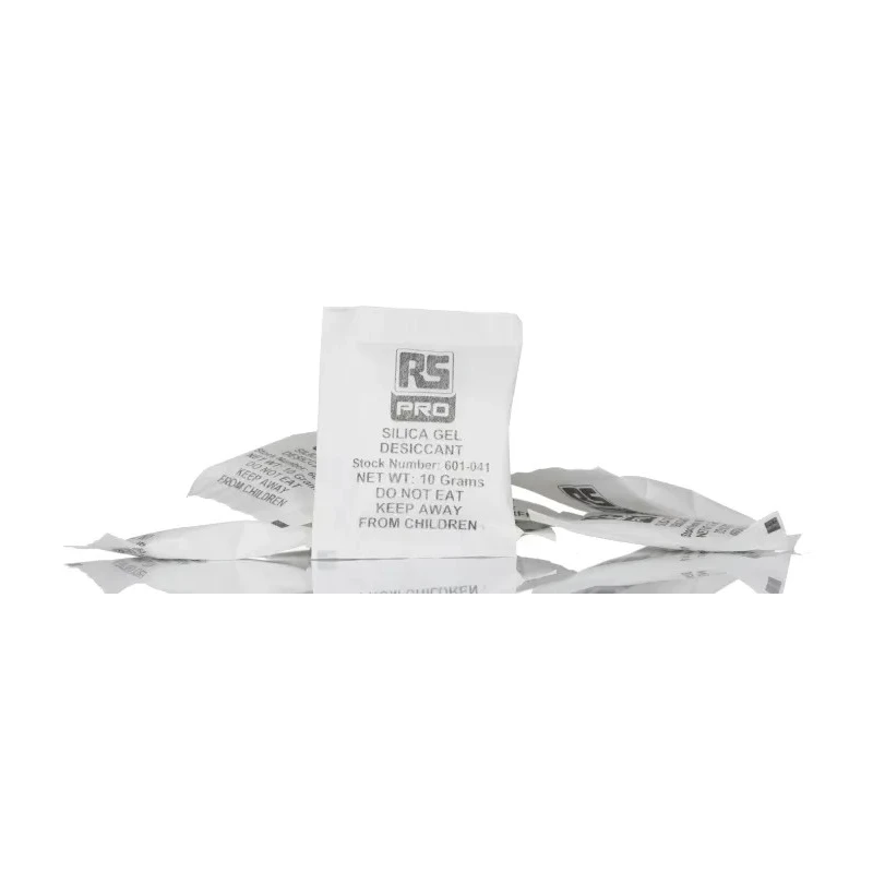 RS PRO Silica Gel Desiccant Packet 10 g, Chemical Inert Moisture Absorbent 601-041