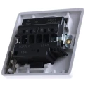 MK Electric 13A 1 Gang Switched Fused Spur Flush Surface Mount White High Grade Thermoset Material K1060 WHI