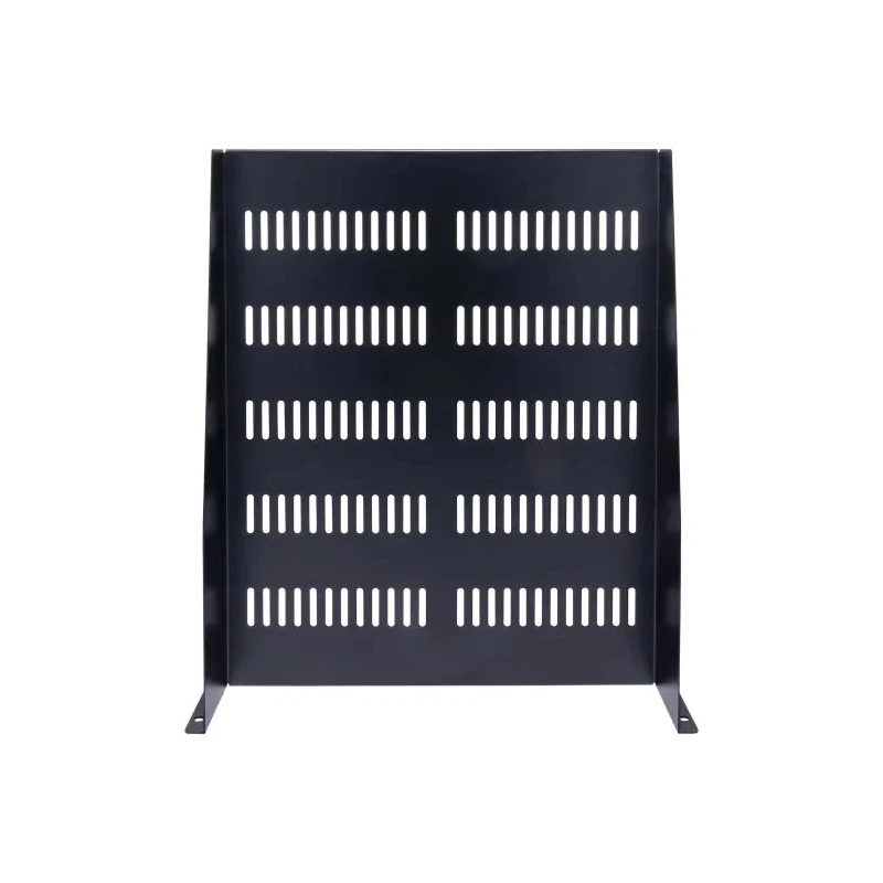 StarTech.com Black Vented Rack Shelf 2U, 483 mm Width x 22 in Depth, 23 kg Load Capacity CABSHELF22V
