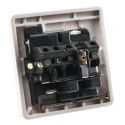 MK Electric 13A White 1 Gang Flush Mount Plug Socket Logic Plus Indoor Type G K2657 WHI